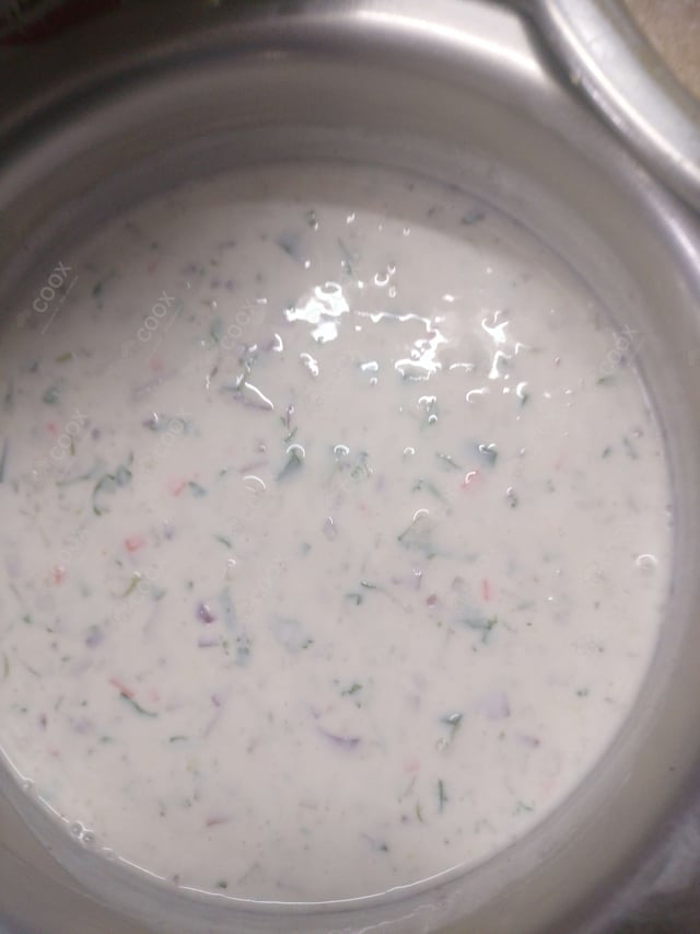 Delicious Mix Veg Raita prepared by COOX