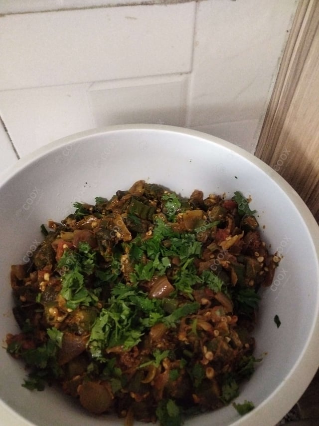 Delicious Bhindi do Pyaza prepared by COOX