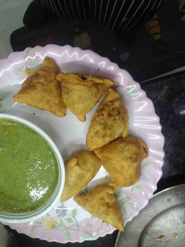 Delicious Keema Samosas prepared by COOX