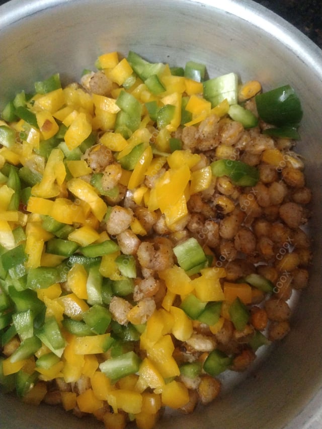 Delicious Corn Chaat prepared by COOX