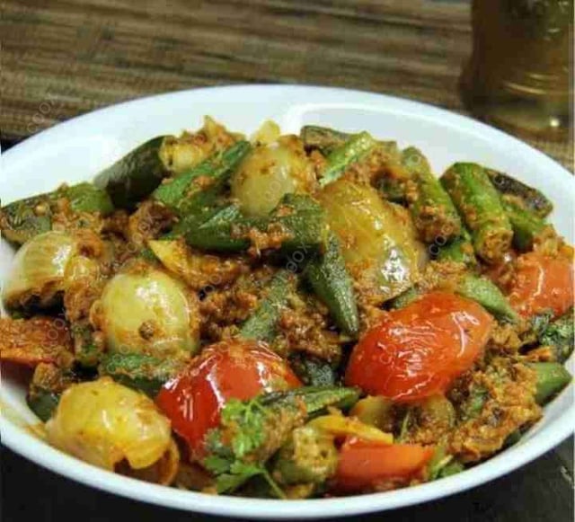 Delicious Bhindi do Pyaza prepared by COOX