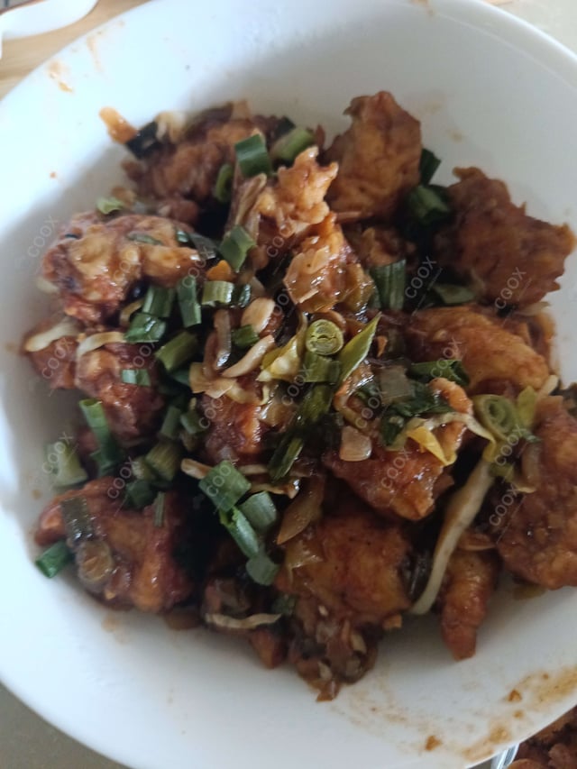 Delicious Chicken Manchurian (Dry) prepared by COOX