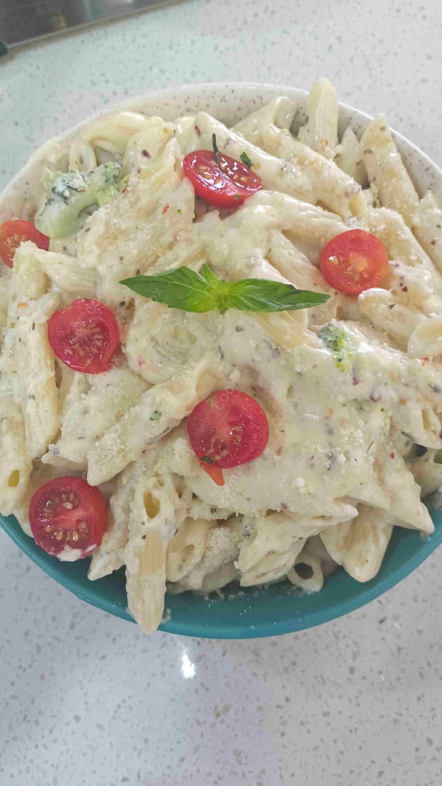 Delicious Pasta in White Sauce prepared by COOX