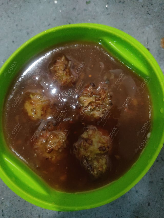 Delicious Veg Manchurian (Gravy) prepared by COOX