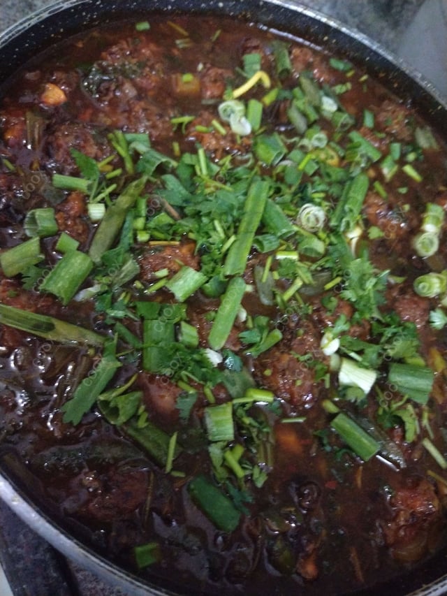 Delicious Veg Manchurian (Gravy) prepared by COOX