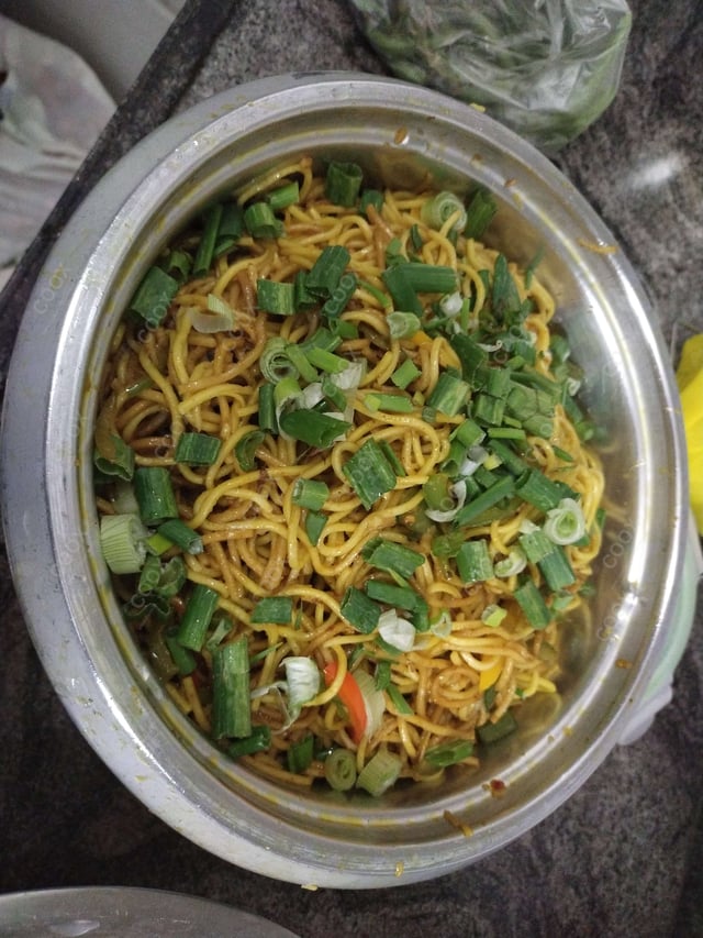 Delicious Veg Hakka Noodles prepared by COOX