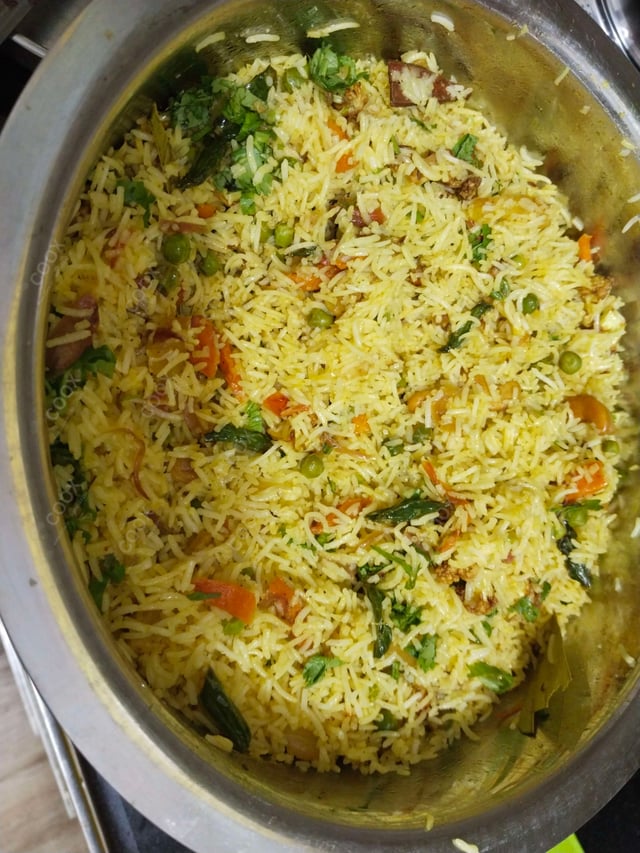 Delicious Veg Pulao prepared by COOX