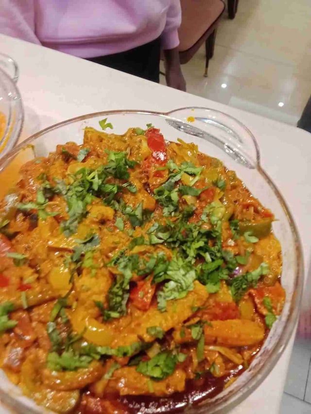 Delicious Veg Jalfrezi prepared by COOX