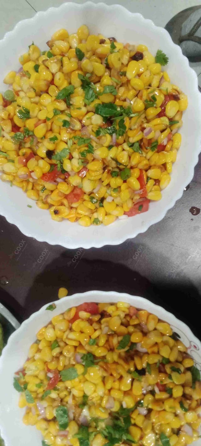 Delicious Corn Chaat prepared by COOX