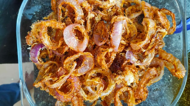 Delicious Onion Rings prepared by COOX