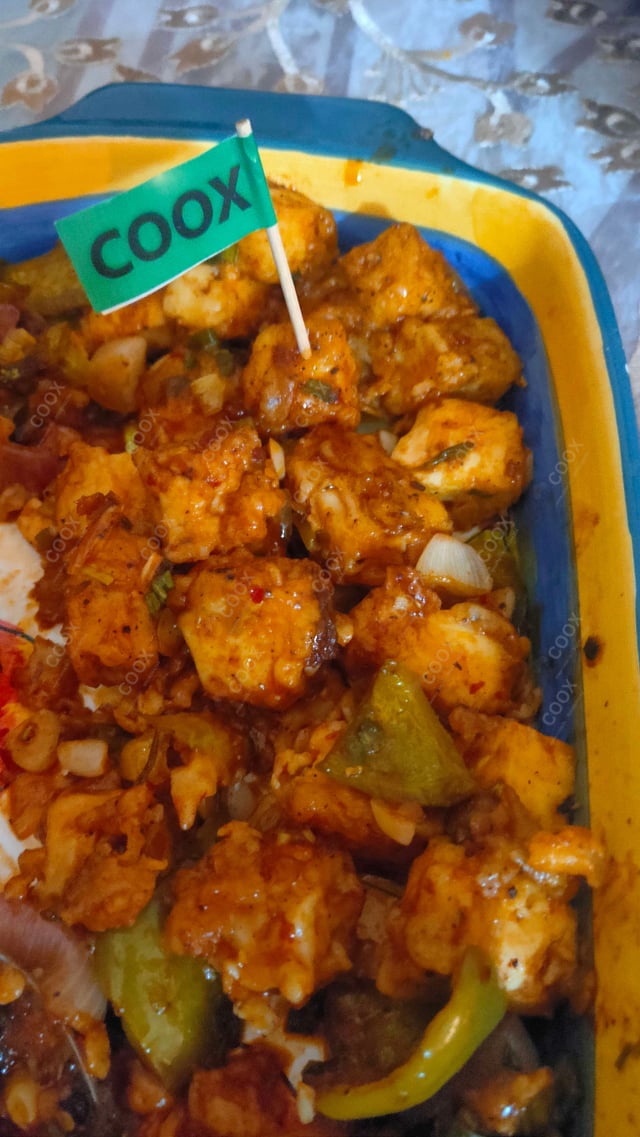 Delicious Chilly Paneer (Dry) prepared by COOX