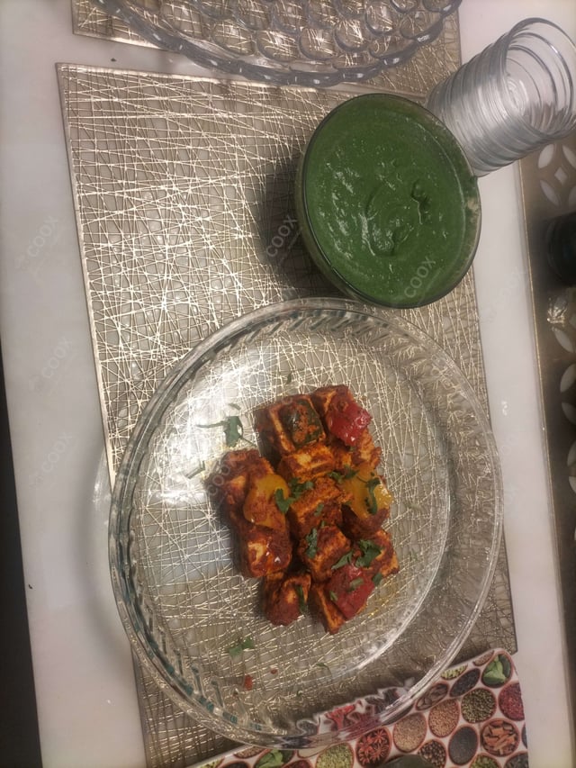 Delicious Paneer Tikka prepared by COOX