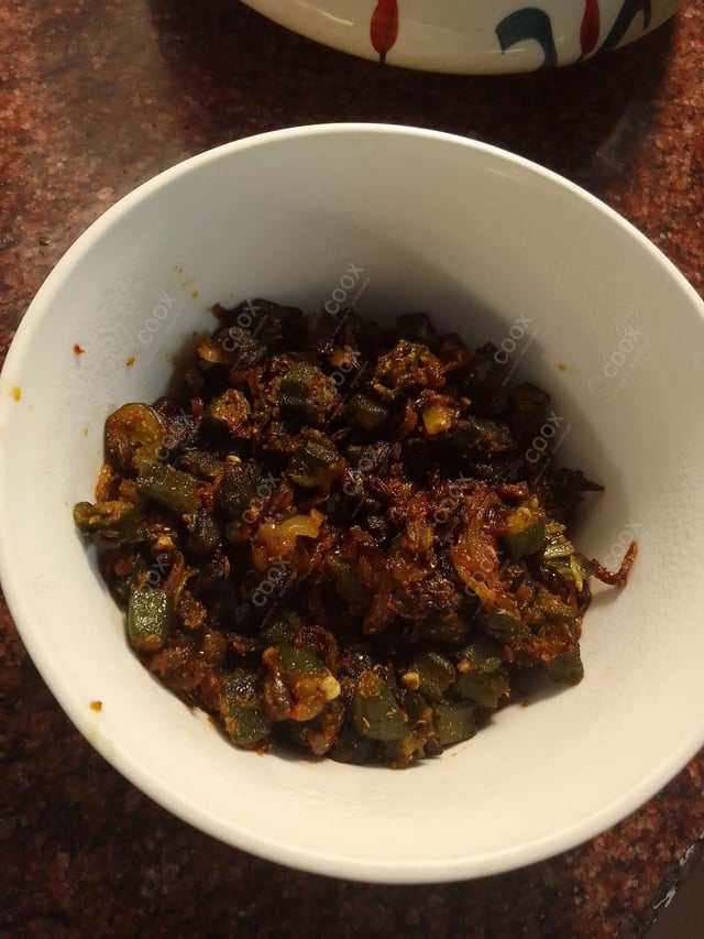 Delicious Kurkuri Bhindi prepared by COOX