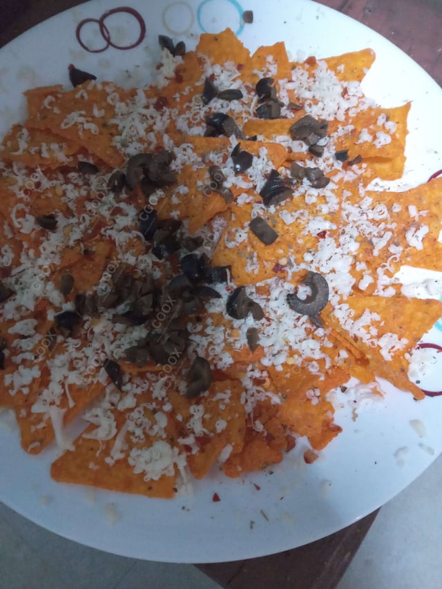 Delicious Cheese Nachos prepared by COOX