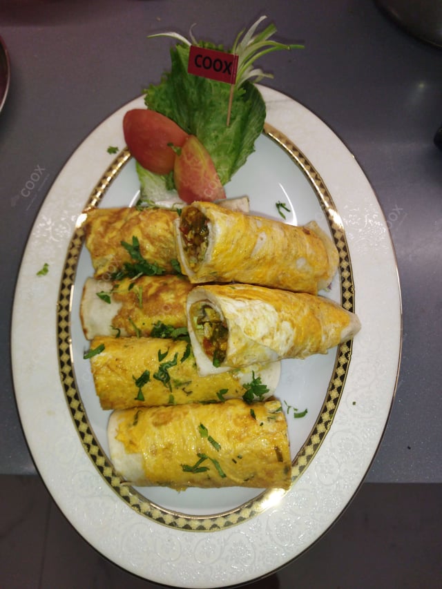 Delicious Chicken Kathi Rolls prepared by COOX