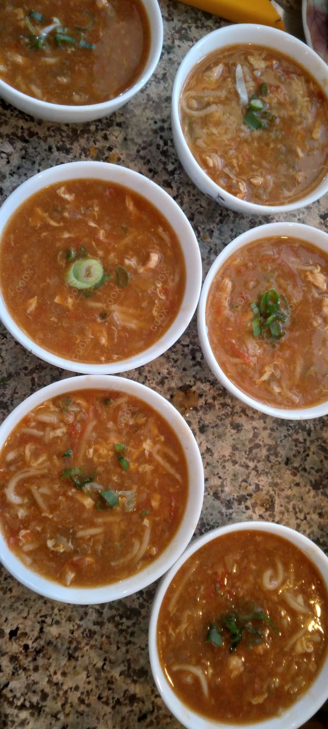 Delicious Chicken Manchow Soup prepared by COOX