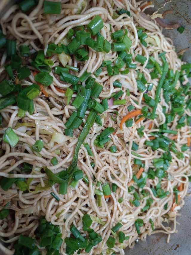 Delicious Chilli Garlic Noodles prepared by COOX