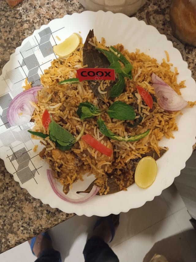 Delicious Chicken Biryani prepared by COOX