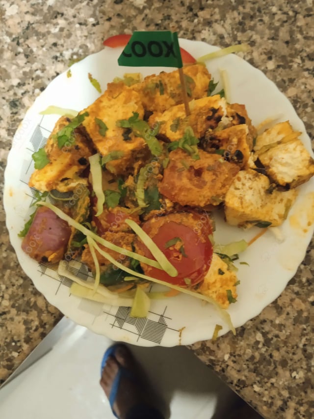 Delicious Paneer Tikka prepared by COOX