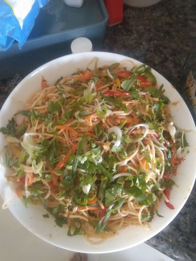 Delicious Chilli Garlic Noodles prepared by COOX