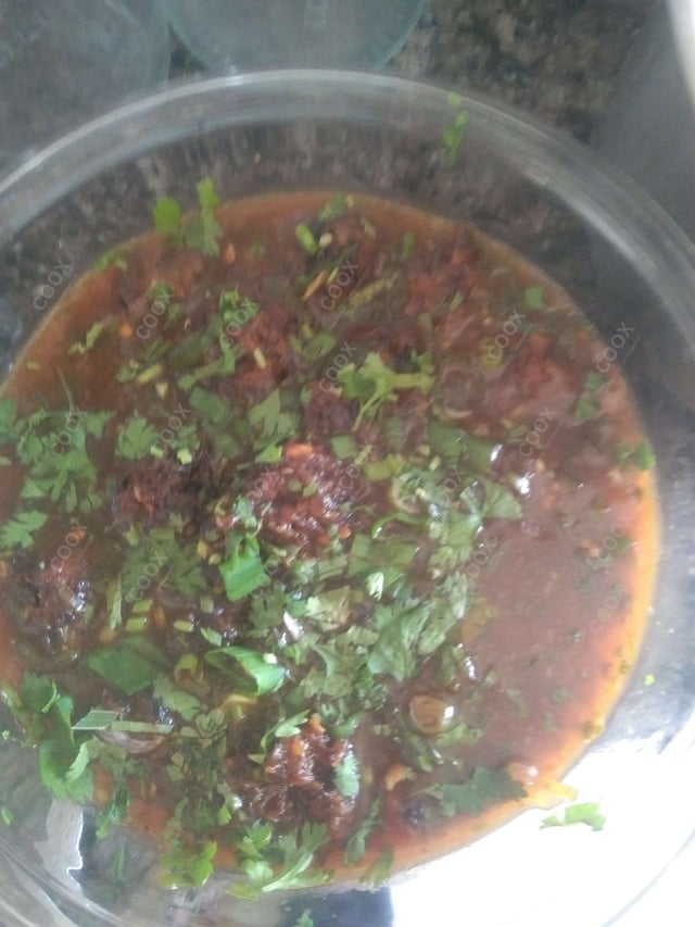 Delicious Veg Manchurian (Gravy) prepared by COOX