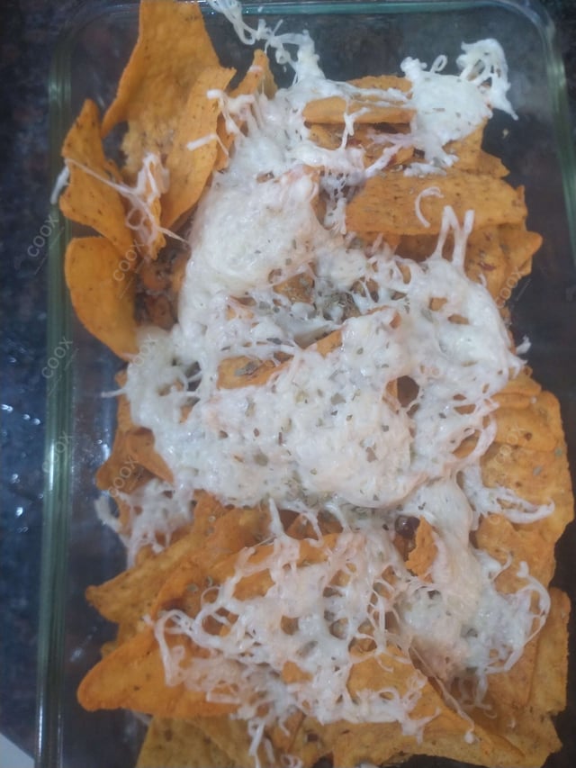 Delicious Cheese Nachos prepared by COOX