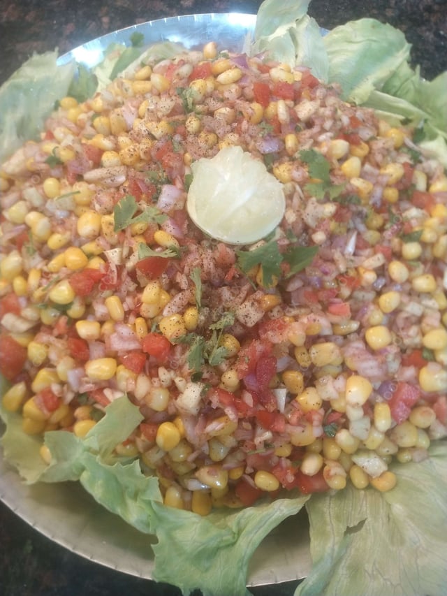 Delicious Corn Chaat prepared by COOX