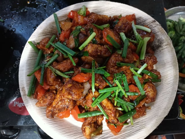 Delicious Chilly Chicken prepared by COOX