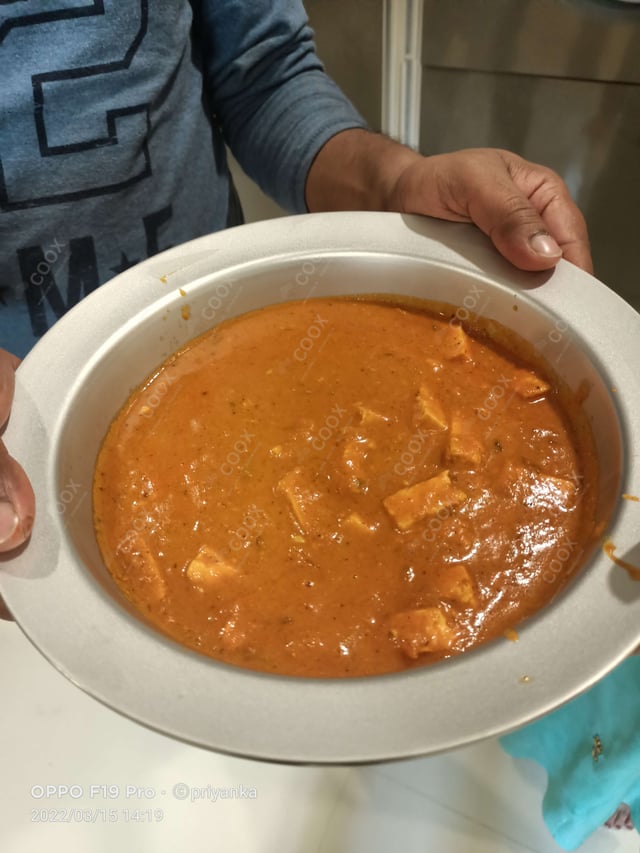 Delicious Paneer Lababdar prepared by COOX