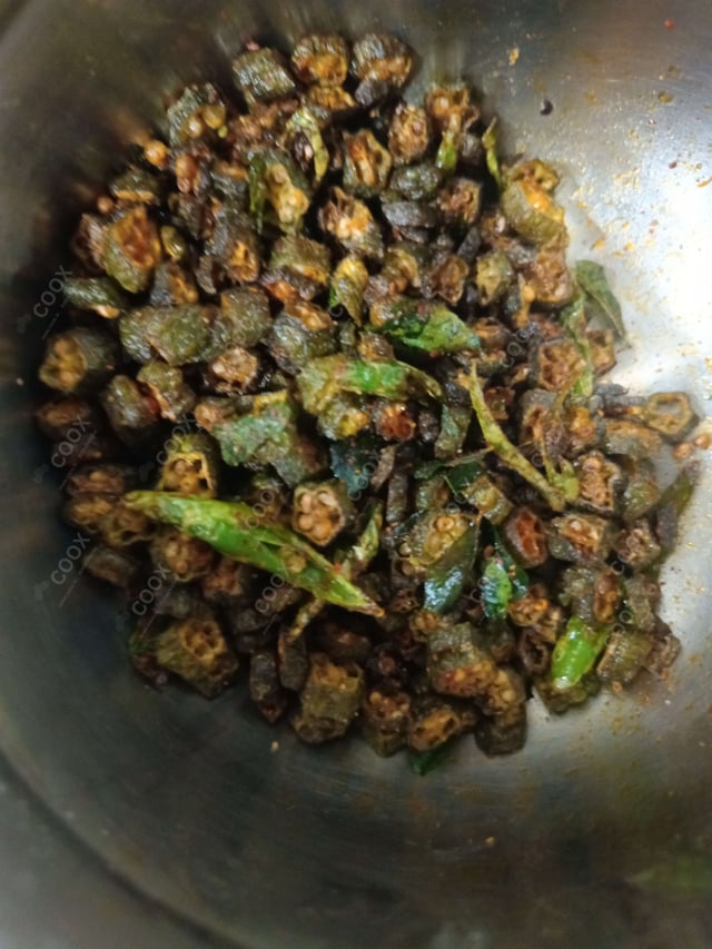 Delicious Kurkuri Bhindi prepared by COOX