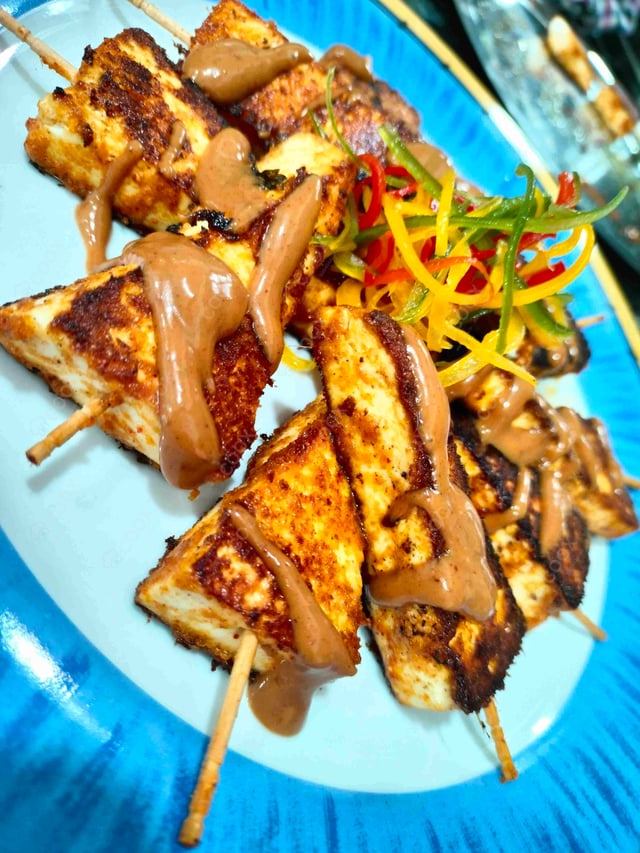 Delicious Thai Paneer Satay prepared by COOX