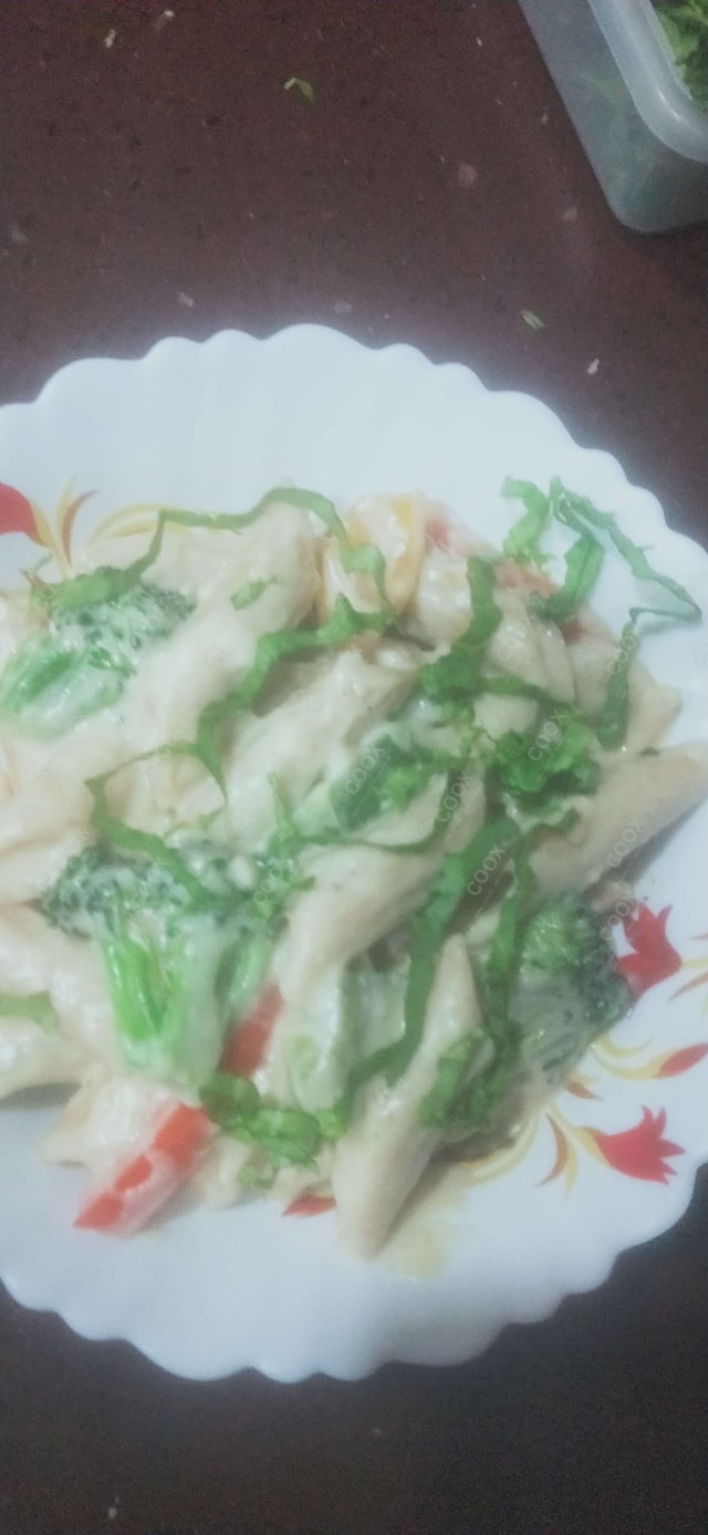 Delicious Pasta in White Sauce prepared by COOX