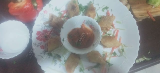 Delicious Veg Spring Rolls prepared by COOX