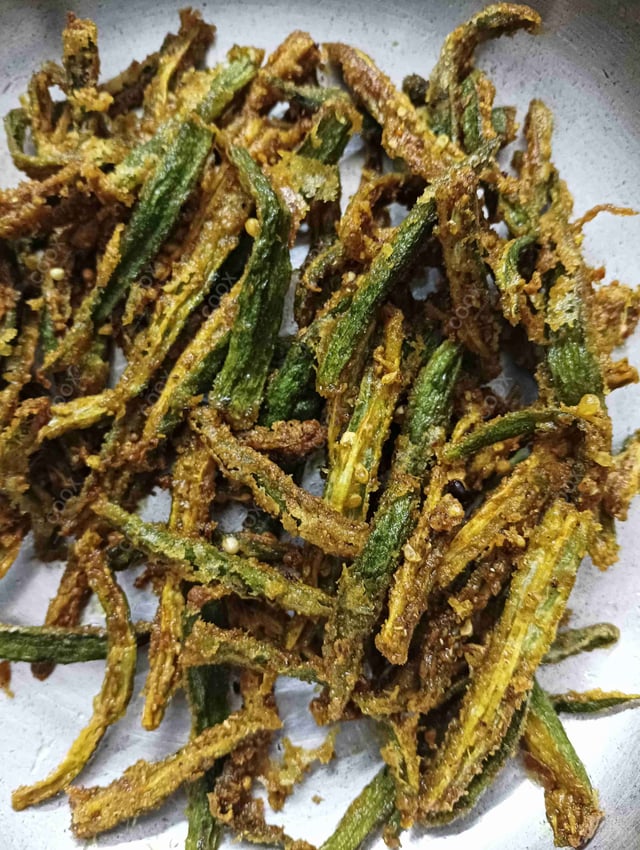 Delicious Kurkuri Bhindi prepared by COOX