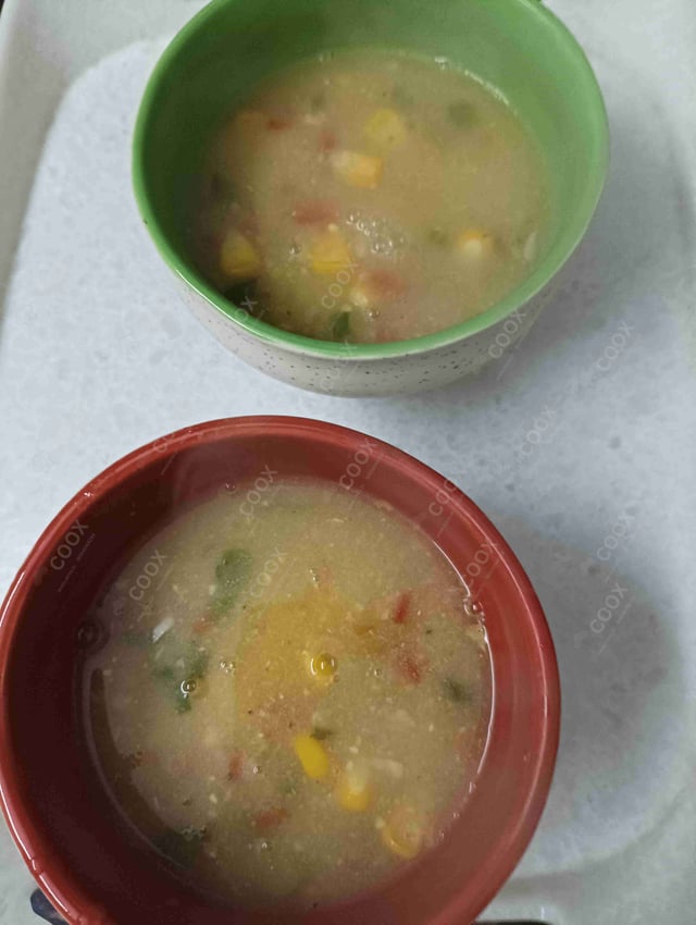 Delicious Sweet Corn Soup prepared by COOX