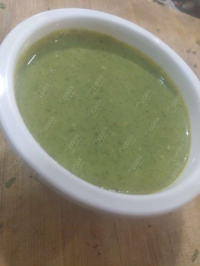 Delicious Green Chutney prepared by COOX