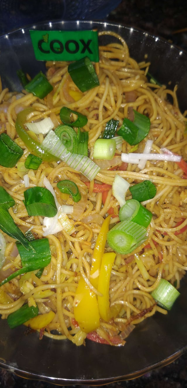 Delicious Chilly Garlic Noodles prepared by COOX