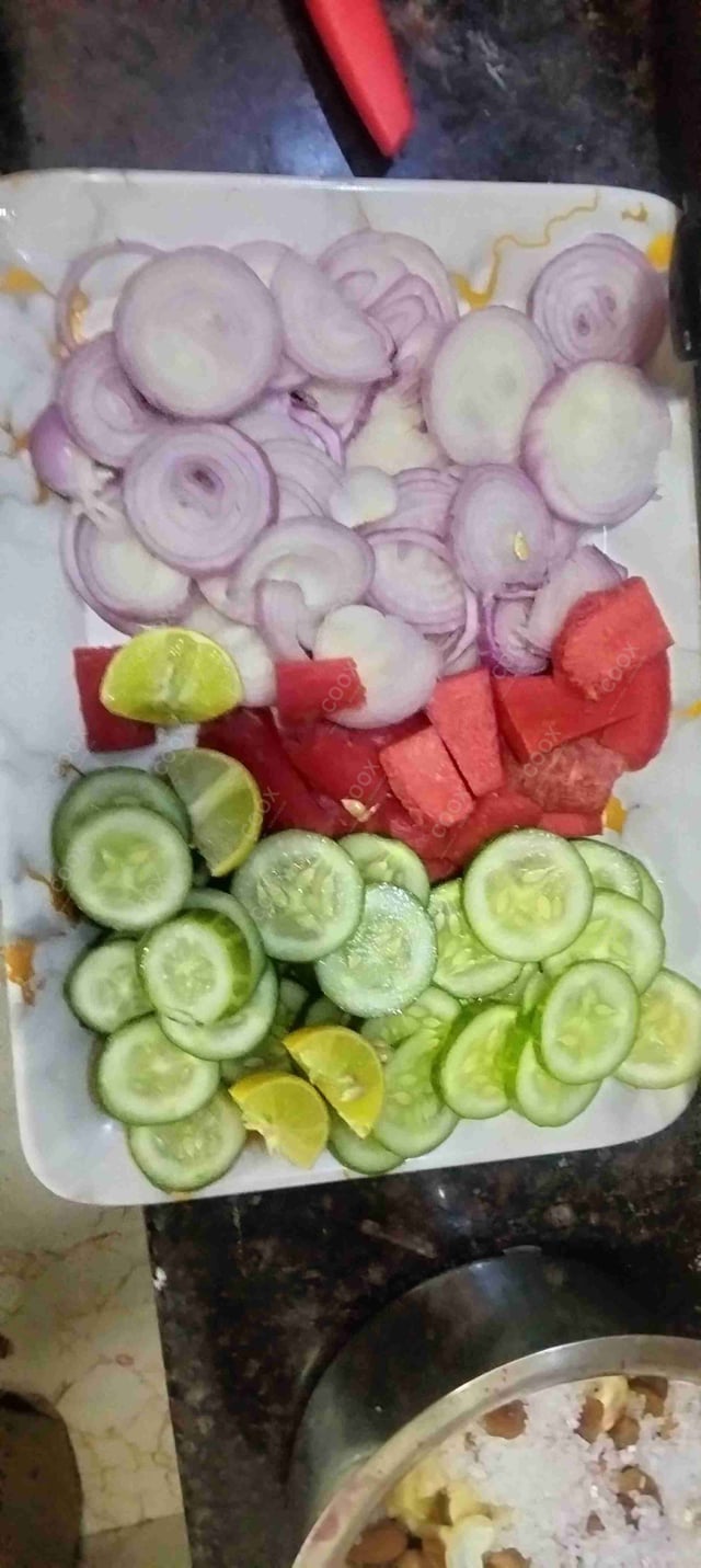 Delicious Salad, Papad prepared by COOX