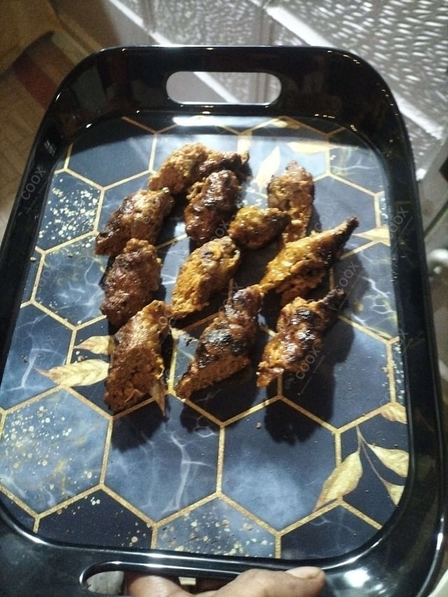 Delicious Mutton Seekh Kebab prepared by COOX