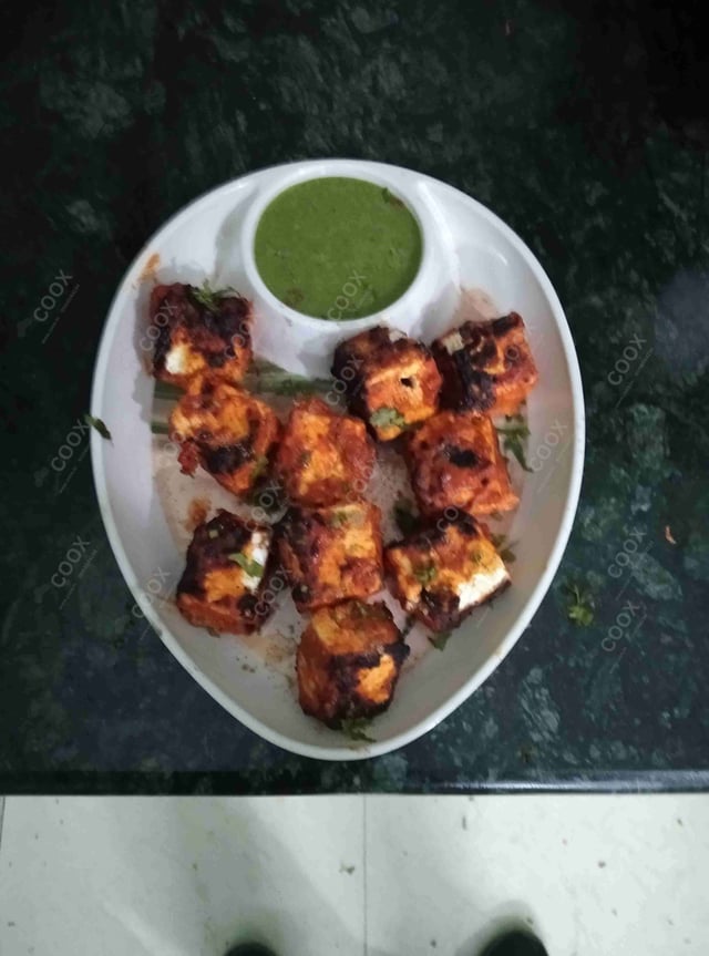 Delicious Paneer Tikka prepared by COOX