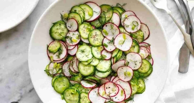 Delicious Salad, Papad prepared by COOX