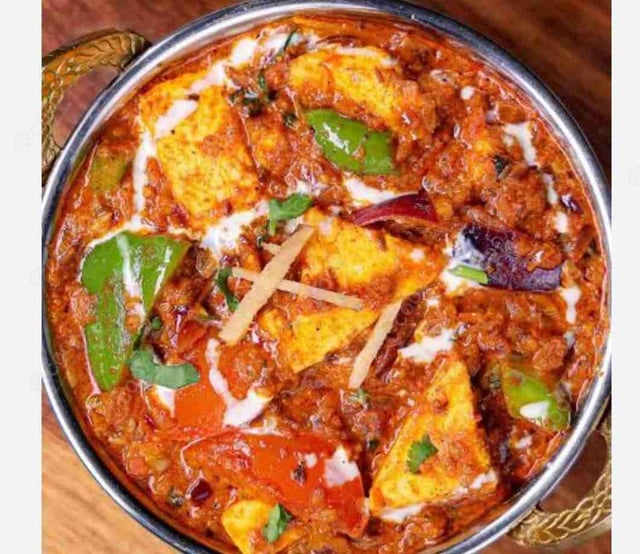 Delicious Kadhai Paneer prepared by COOX