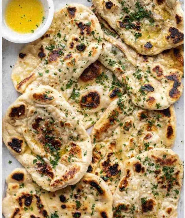 Delicious Naan (Butter / Garlic) prepared by COOX