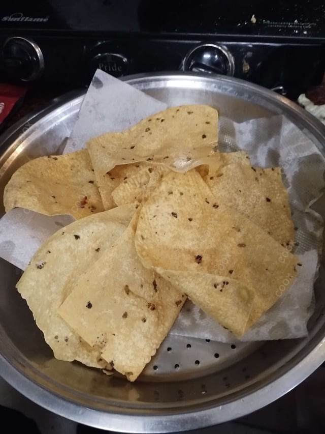 Delicious Salad, Papad prepared by COOX