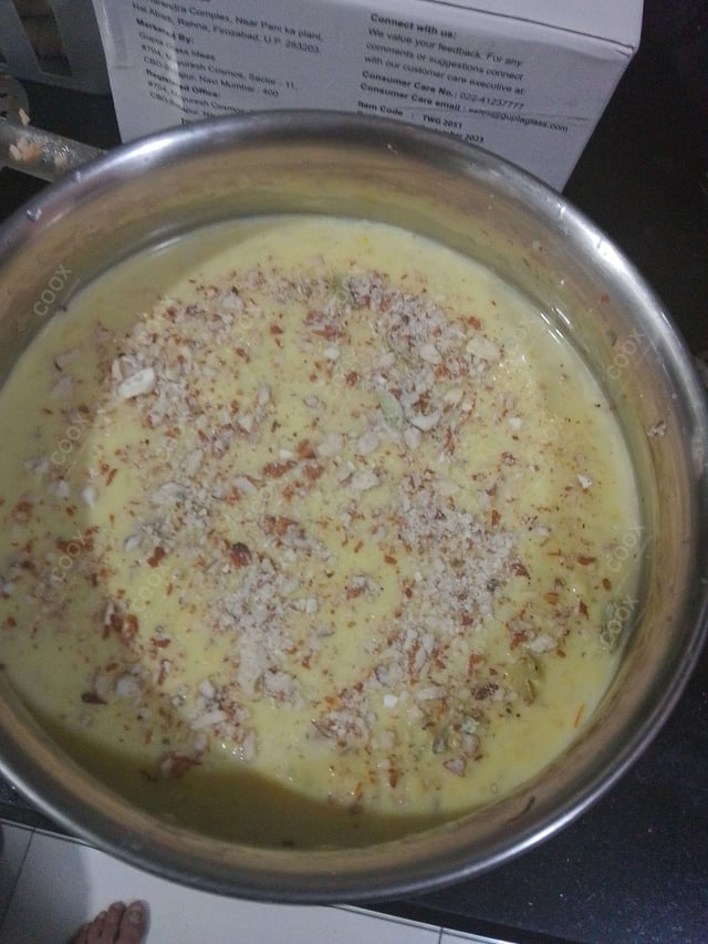 Delicious Phirni prepared by COOX