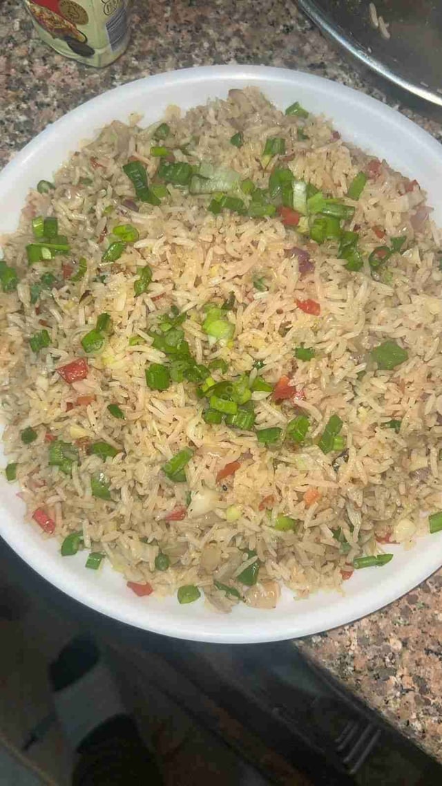 Delicious Veg Fried Rice prepared by COOX