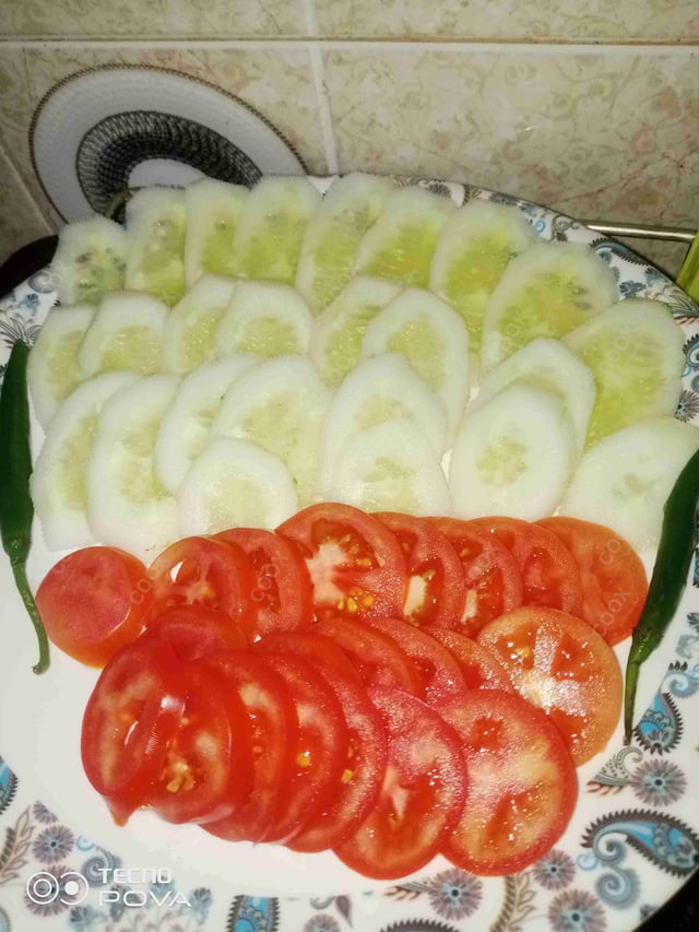 Delicious Salad, Papad prepared by COOX