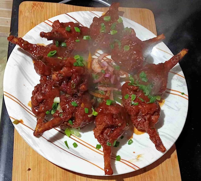 Delicious Chicken Lollipop prepared by COOX