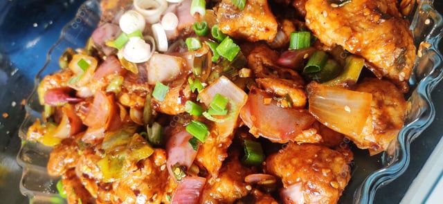 Delicious Chilly Chicken prepared by COOX