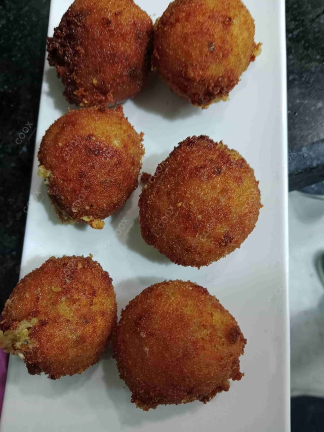 Delicious Fried Cheese Balls prepared by COOX